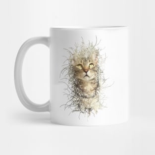 Majestic Bengal Cat Illustration Mug